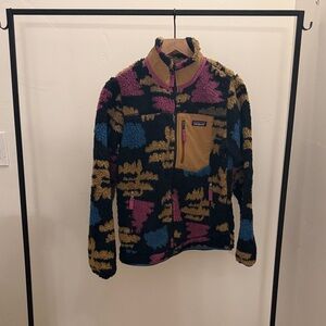 Patagonia Multicolor Fleece Jacket with Chest Pocket